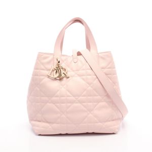 [중고] Dior Dior 손가방 투주르 미디엄 2WAY M2836OSNW_M02N 라이트 핑크 레더 투주르 미디엄 여성용 Used A