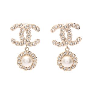 [Used] Chanel CHANEL Earrings B20V Coco Mark GP (Gold Plated) Earrings Women's Used A