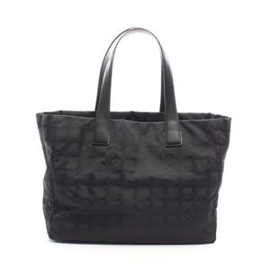 [Used] Chanel CHANEL Tote Bag New Travel Line MM A15991 Black Leather New Travel Line Tote MM Women's Used A