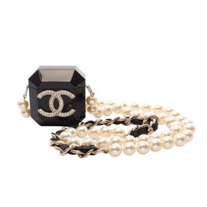 【二手】香奈兒 (Chanel) 手機/智慧型手機配件 B21A 可可標誌 AirPods 保護套項鍊 皮革 AirPods 保護套 女士二手 A
