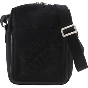 LOUIS VUITTONCitadan NM 單肩包 M93223 Damier Geant 帆布 Noir（黑色）2005 SP1005 斜挎/單肩包，A5 尺寸，雙拉鍊，男士 [二手]