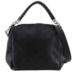 LOUIS VUITTONBabylon Chain BB 單肩包 M51223 Monogram Mahina Noir（黑色）2019 年 AH3149 斜挎/單肩包，A5 尺寸，拉鍊封口，女士 [二手]