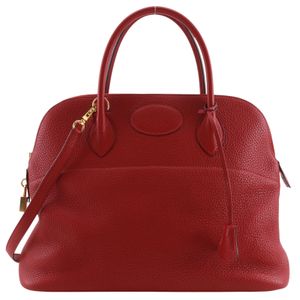 에르메스 HERMES 볼리드35 손가방 2WAY 숄더백 토리옹 클레망스 2012년 레드 □P 숄더백, 토트백, 2way, A5 지퍼 Bolide35 여성용【중고】