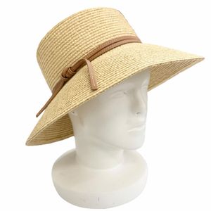 Mint condition △HERMES Chapeau Isola 100% raffia with leather accents , NATURAL gold Isola straw hat, size 57, made in Italy, authentic, women's.