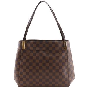 Louis LOUIS VUITTON Marley Bourne PM Tote Bag N41215 Damier Canvas 2013 Brown DU2143 Shoulder bag, Handbag, A5 Open Marley Bourne PM Women's [Used]