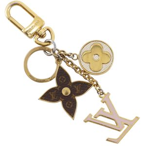 ルイ・ヴィトン LOUIS VUITTON ポルトクレ スプリング ストリート キーホルダー バッグチャーム M69008 金メッキ×モノグラムキャンバス AK0291 Portocle Spring Street ユニセックス【中古】