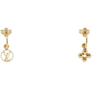 Louis LOUIS VUITTON Bookle Dreille Blooming Earrings M64859, Gold Plated, Approx. 2.7g, Women's [Used]