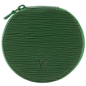 LOUIS VUITTONEcran Bijoux 10 珠寶盒/收納包 M48214 Epi 皮革 綠色 開口 男女通用 [二手]
