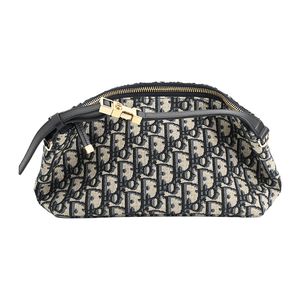 【二手】Dior Nomad 手拿包 中 S5554OTZQ_M928 提花海軍藍