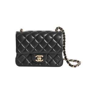 [중고] Chanel 샤넬 숄더백 미니 클래식 핸드백 A35200 램스킨 블랙