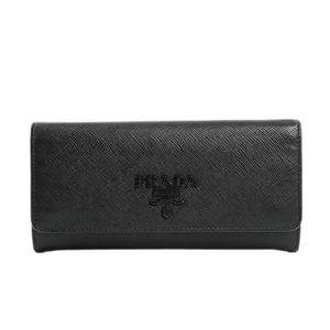 [중고] Prada 장지갑 사피아노 레더 지갑 1MH132 사피아노 블랙