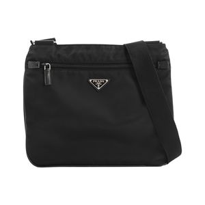 【二手】Prada PRADA 單肩包 VA0563 Tessuto 黑色