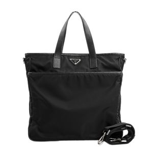 [Used] Prada PRADA Tote Bag Re-Nylon 2WAY Tote Bag 2VG033 Re-Nylon Black