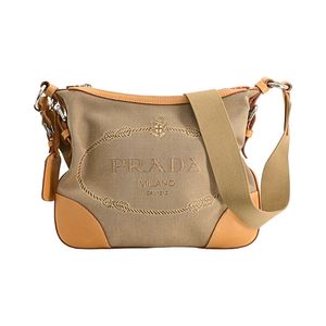 [중고] Prada 숄더백 BT0534 캔버스 베이지