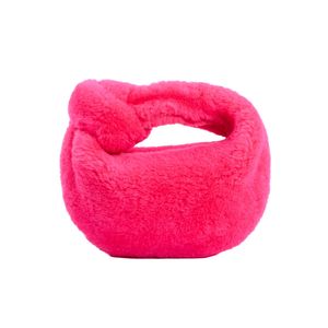 [Pre-owned] Bottega Veneta Mini The BOTTEGA VENETA handbag, fur/shearling, fuchsia pink
