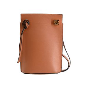 [Used] LOEWE Shoulder Bag, Dice Pocket, C630R12X01, Calfskin, Tan