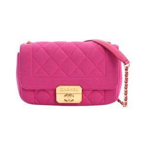 [중고] Chanel 샤넬 숄더백 체인 숄더백 코튼 퍼플
