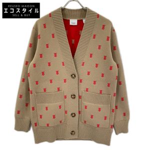 Burberry 8021032 Brown Cashmere Blend Cardigan XS [Used]