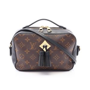 【二手】路易威登LOUIS VUITTON聖昂格 Monogram Noir 2WAY 單肩包 M43555 黑色 PVC 塗層帆布 皮革 聖昂格