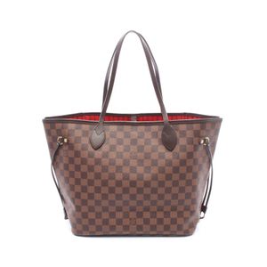 [Used] LOUIS VUITTON Neverfull MM Tote Bag, Damier Ebene Cerise N41358, PVC Coated Canvas Leather, Women's.