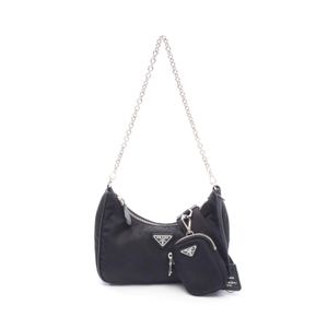 [중고] Prada PRADA 숄더백 Re-Edition 2005 블랙 나일론 레더 Re-Edition 2005 2way 숄더백 여성용 Used A