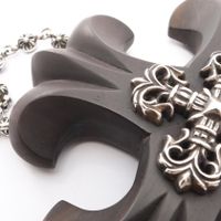 [Used] Chrome Hearts Ebony Cross Wall Hanging Object, Other, Ebony Cross Wall Hanging Object, Unisex, Used A