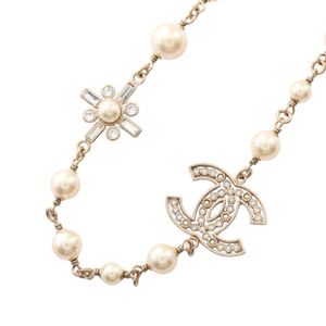 [Used] Chanel CHANEL Necklace B20V Coco Mark GP (Gold Plated) Necklace Women's Used A
