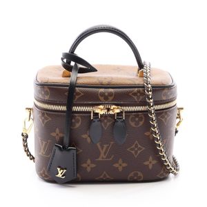 【二手】LOUIS VUITTONVanity NV PM 手提包 M45165 PVC塗層帆布皮革 Vanity NV PM 女士二手 A