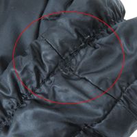 成色極佳 △ MONCLER VERNDIS 可拆卸領子設計圍脖式logo拉鍊羽絨服，黑色，0碼，正品女款