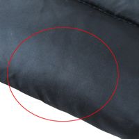成色極佳 △ MONCLER VERNDIS 可拆卸領子設計圍脖式logo拉鍊羽絨服，黑色，0碼，正品女款