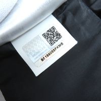 成色極佳 △ MONCLER VERNDIS 可拆卸領子設計圍脖式logo拉鍊羽絨服，黑色，0碼，正品女款