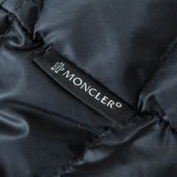 成色極佳 △ MONCLER VERNDIS 可拆卸領子設計圍脖式logo拉鍊羽絨服，黑色，0碼，正品女款