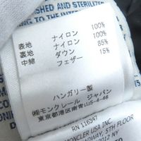 成色極佳 △ MONCLER VERNDIS 可拆卸領子設計圍脖式logo拉鍊羽絨服，黑色，0碼，正品女款