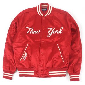 Excellent condition □ POLO RALPH LAUREN x MLB 710810481002 New York Yankees padded varsity jacket bomber jacket RED M authentic men's