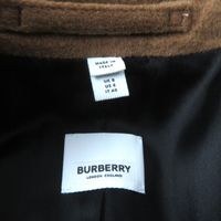 全新 ★ BURBERRY 80372341 100% 羊絨超長款 Chester 大衣，飾有品牌標誌紐扣，駝色，40 碼，意大利製造，正品日本國內產品，女款