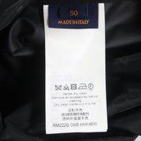 成色極佳 ▼LOUIS VUITTONLouis Vuitton 22AW HNK48W 中長款 Monogram 印花連帽風衣，黑色，尺寸 50，附衣架和防塵袋，義大利製造，正品男士