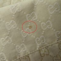 狀況極佳 ◎ GUCCI 2024 年 771441 GG 圖案繫帶寬袖超大長款單件風衣，米色，40 碼，意大利製造，正品，女款。