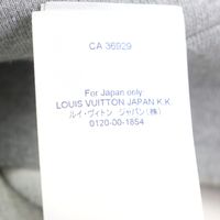 成色極佳 ○LOUIS VUITTONHLY68W 100% 純棉 Logo 印花霓虹工人連帽衫，灰色，XS 碼，意大利製造，正品，男士