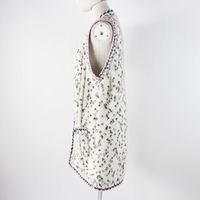全新 ◎ CHANEL 2021 年 21A P71038 羊絨混紡秀款長針織背心 米白色 黑色 金色 粉色 36碼 意大利製造 正品 女款
