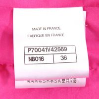 全新 △CHANEL P70041 Coco Mark 金色羈扣棉質斜紋軟呢顏色外套 粉紅色 36碼 法國製造 正品 女款
