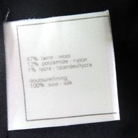 全新 △CHANEL 復古 98A P11506 羊毛粗花呢外套和裙子套裝，帶有 Coco Mark 紐扣，黑色，罕見的大號 48，意大利製造，女款。