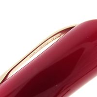 全新 △MONTBLANC116068 繆斯Muse瑪麗蓮夢露特別版 珍珠點綴旋轉原子筆RED金款。書寫流暢。附筆盒。男女皆宜。 ◎