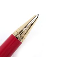 全新 △MONTBLANC116068 繆斯Muse瑪麗蓮夢露特別版 珍珠點綴旋轉原子筆RED金款。書寫流暢。附筆盒。男女皆宜。 ◎