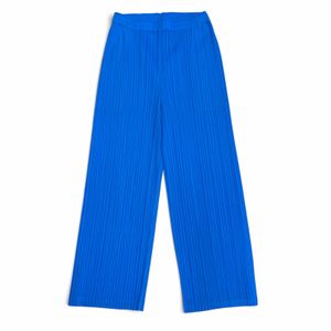 成色極佳 ★ 三宅一生PLEATS PLEASE PLEASE 23AW PP33JF124 褶襉褲 藍色 2碼 日本製造 正品女裝