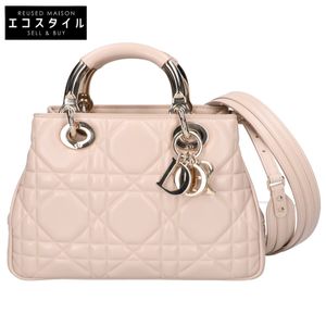 Christian Dior，成色極佳，LADY 95.22 小號 Cannage 羊皮兩用包 [二手]