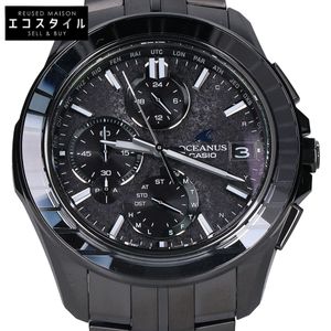 casio 신품급 OCW-S7000CN-1AJF 오시아누스 만타 CALM NIGHT 터프 솔라 전파 시계 【중고】
