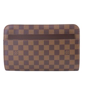 LOUIS VUITTON 생루이 클러치백 다미에 레더 【중고】