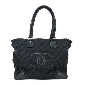 Chanel Paris New York Tote Bag, Nylon and Leather [Pre-owned]