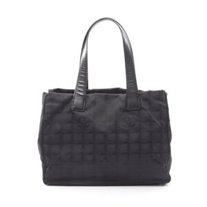 [Used] Chanel CHANEL Tote Bag New Travel Line MM A15991 Black Leather New Travel Line Tote MM Women's Used B