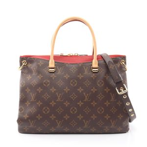 [중고] LOUIS VUITTON 손가방 팔라스 모노그램 스리즈 2WAY M41175 스리즈 PVC 코팅 캔버스 레더 팔라스 여성용 Used B